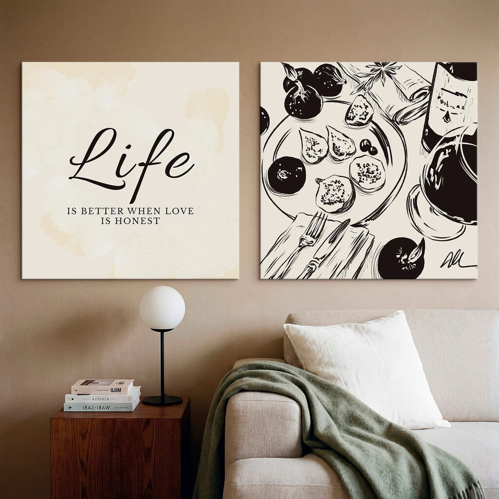 Φαγητό σε ασπρόμαυρο — εσωτερικός χώρος 3