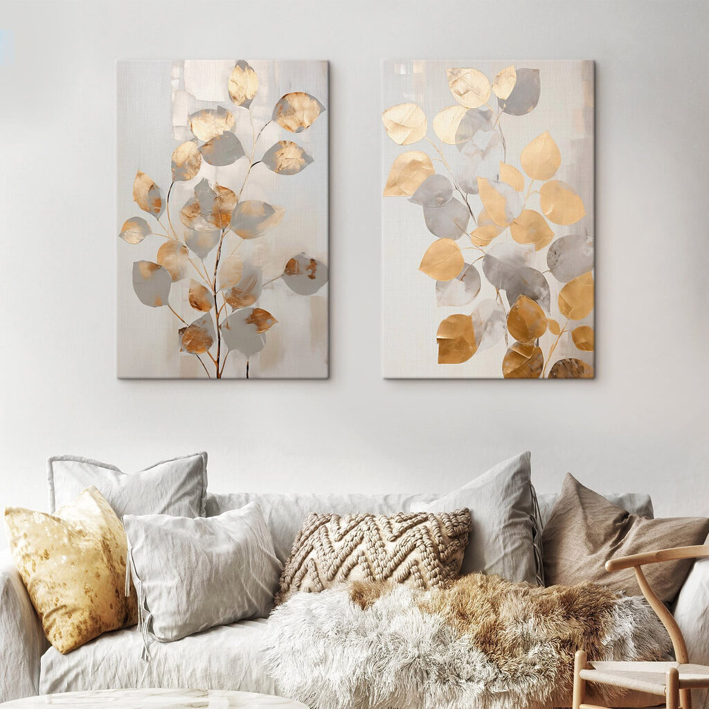 Φύλλα με ζεστή λάμψη — εσωτερικός χώρος 2
