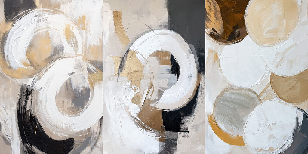 Κύκλοι σε ελεύθερες πινελιές — πλήρες σχέδιο