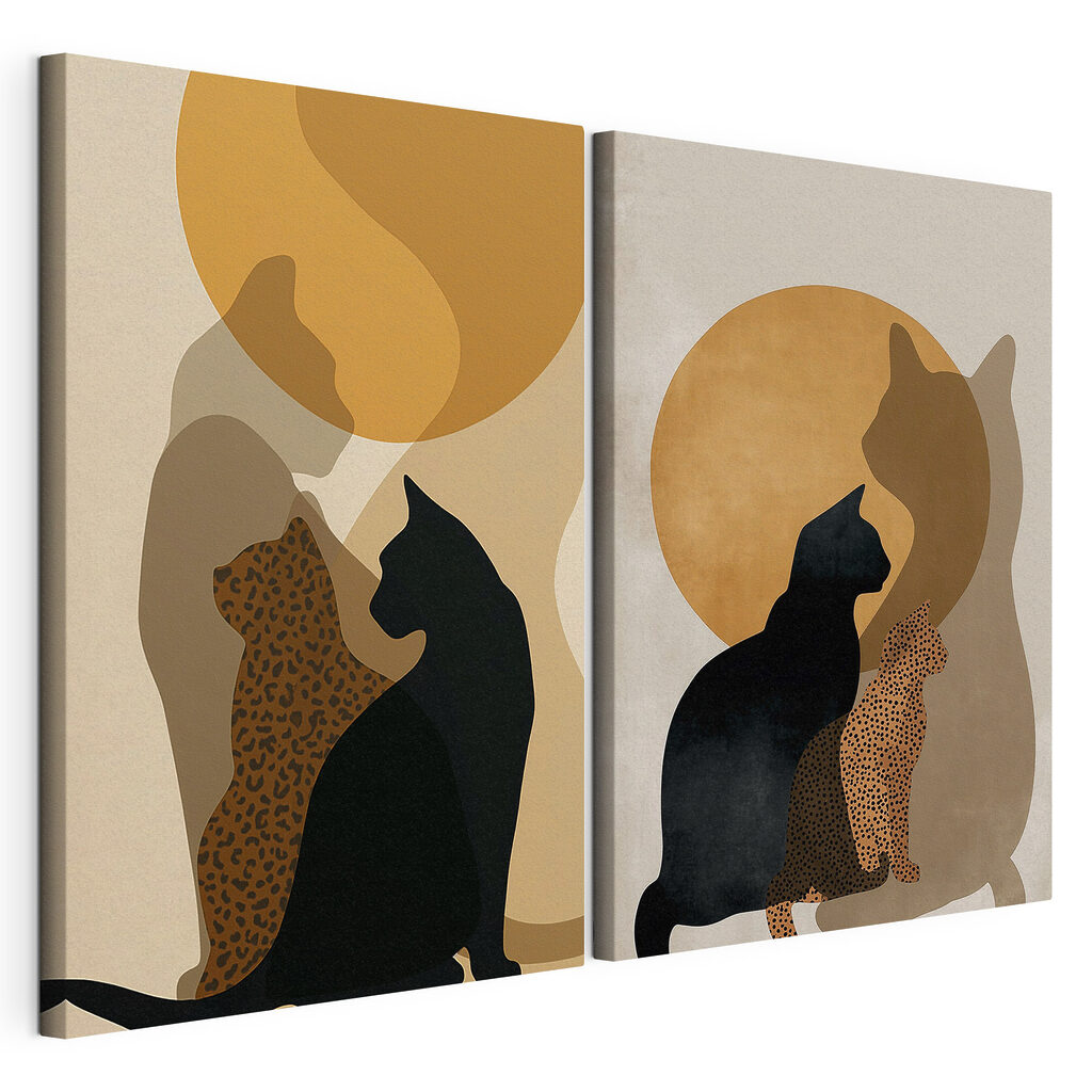 Γάτες σε ζεστά σχήματα — προβολή προϊόντος