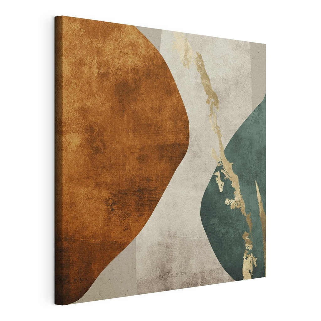 Χρυσό ανάμεσα σε πεδία, τεντωμένος καμβάς με συνεχή άκρη