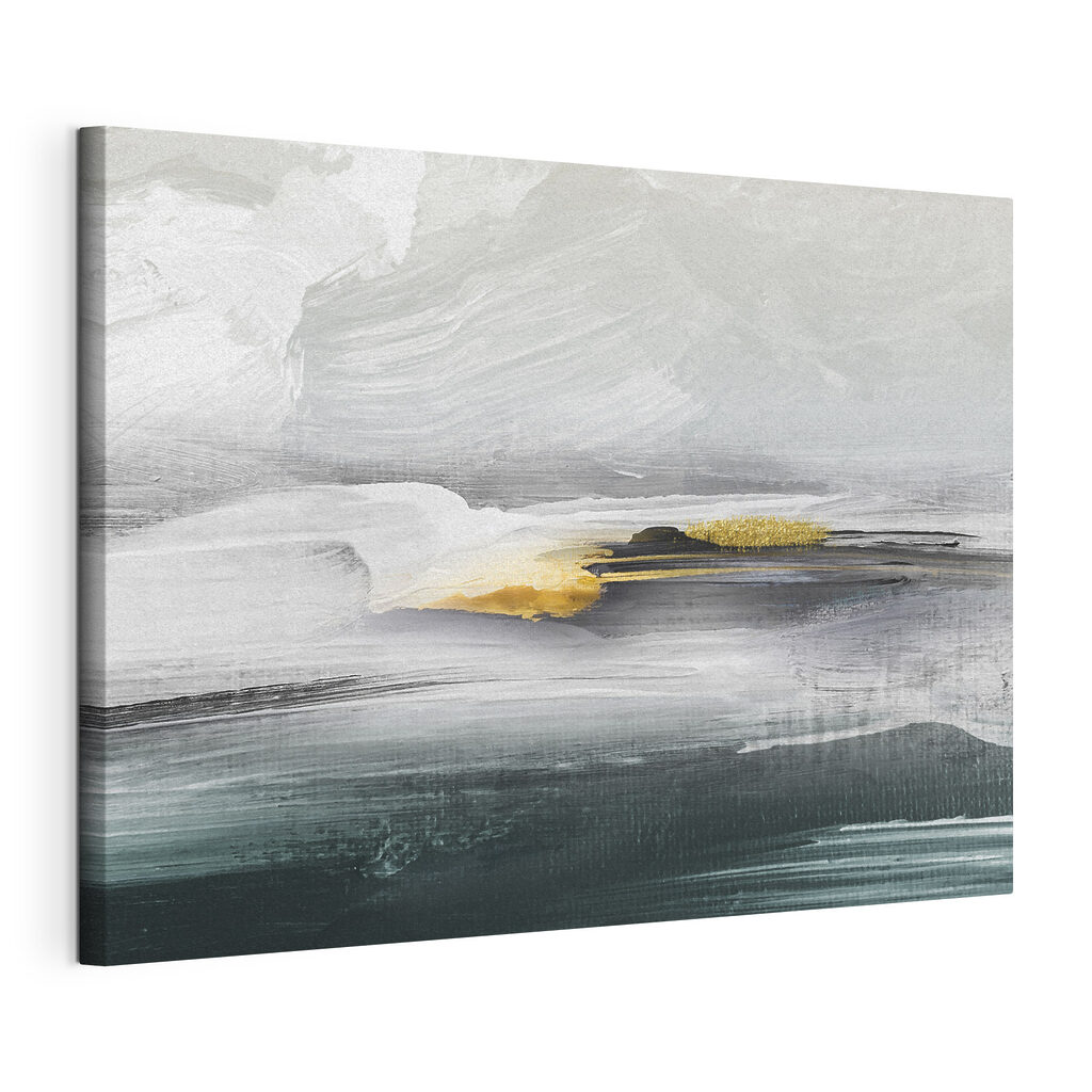 Ορίζοντας σε φαρδιές πινελιές, τεντωμένος καμβάς με συνεχή άκρη