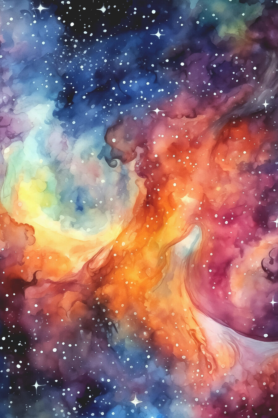 Φωτεινά σύννεφα στο διάστημα — πλήρες σχέδιο