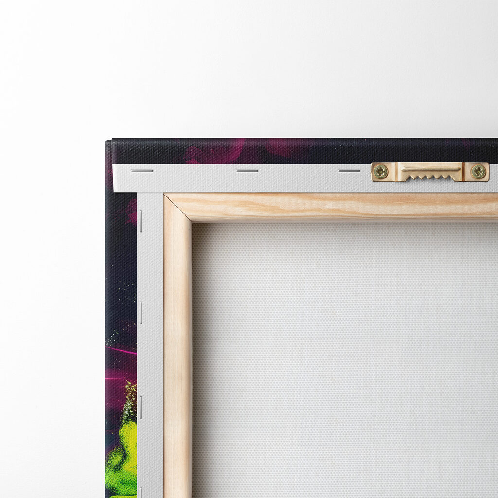Χειριστήριο σε νέον φως — πίσω όψη