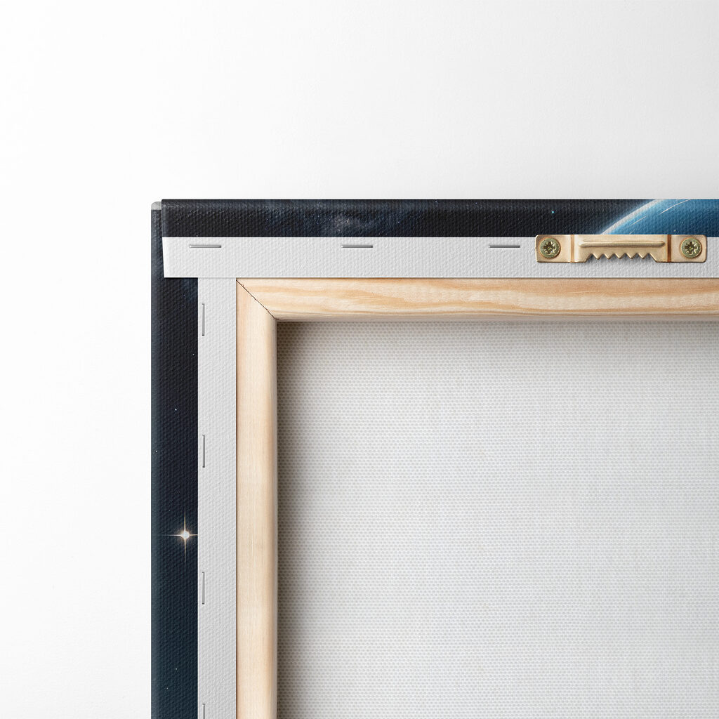 Υδρόγειος πάνω από πόλη — πίσω όψη