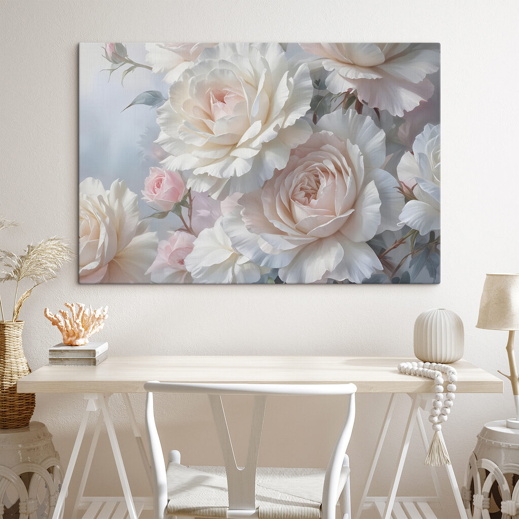 Τριαντάφυλλα σε ροζ στρώσεις — εσωτερικός χώρος 1