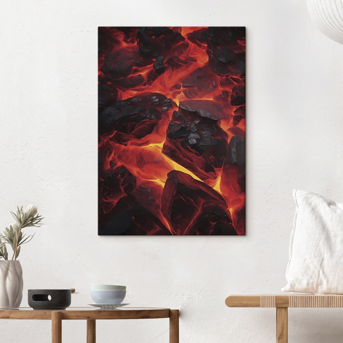 Πυρωμένες πέτρες με λάβα — εσωτερικός χώρος 1