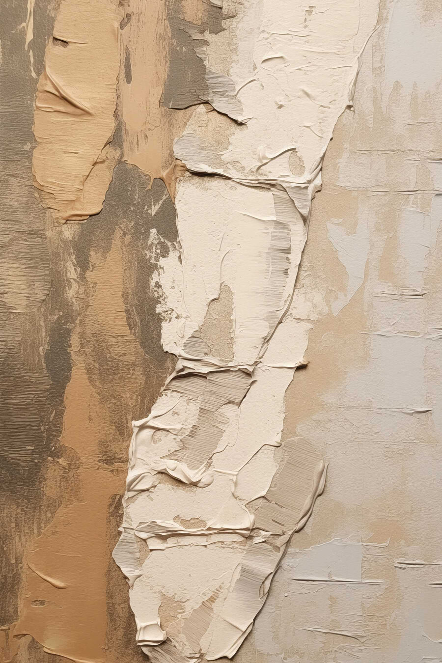 Μπεζ λωρίδα με άκρες — πλήρες σχέδιο