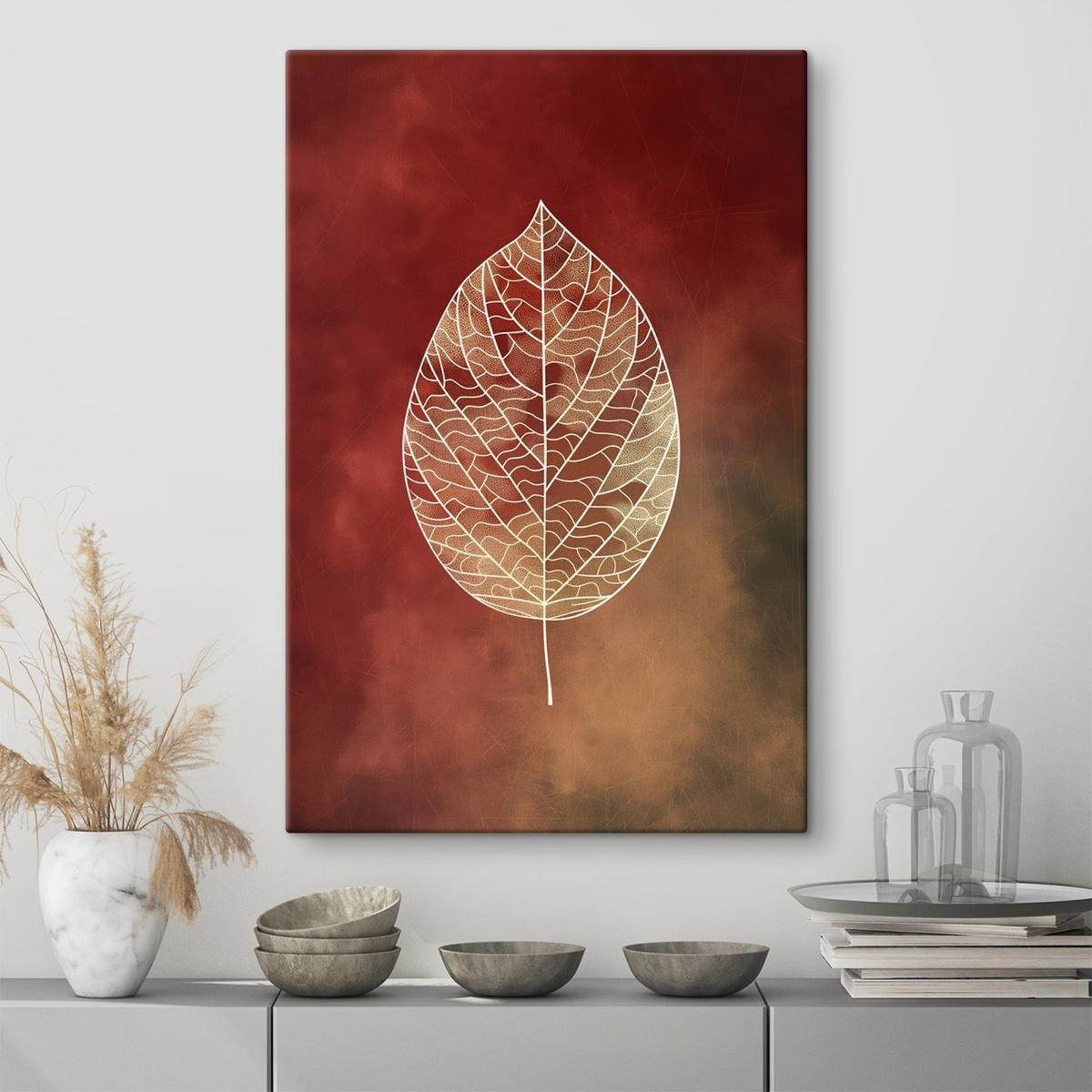 Φύλλα σε διαφορετικά χρώματα — εσωτερικός χώρος 1
