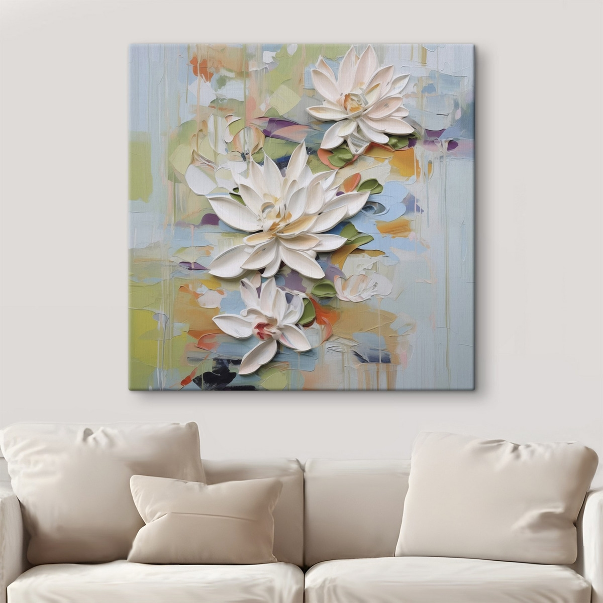 Αφηρημένοι λωτοί — εσωτερικός χώρος 1