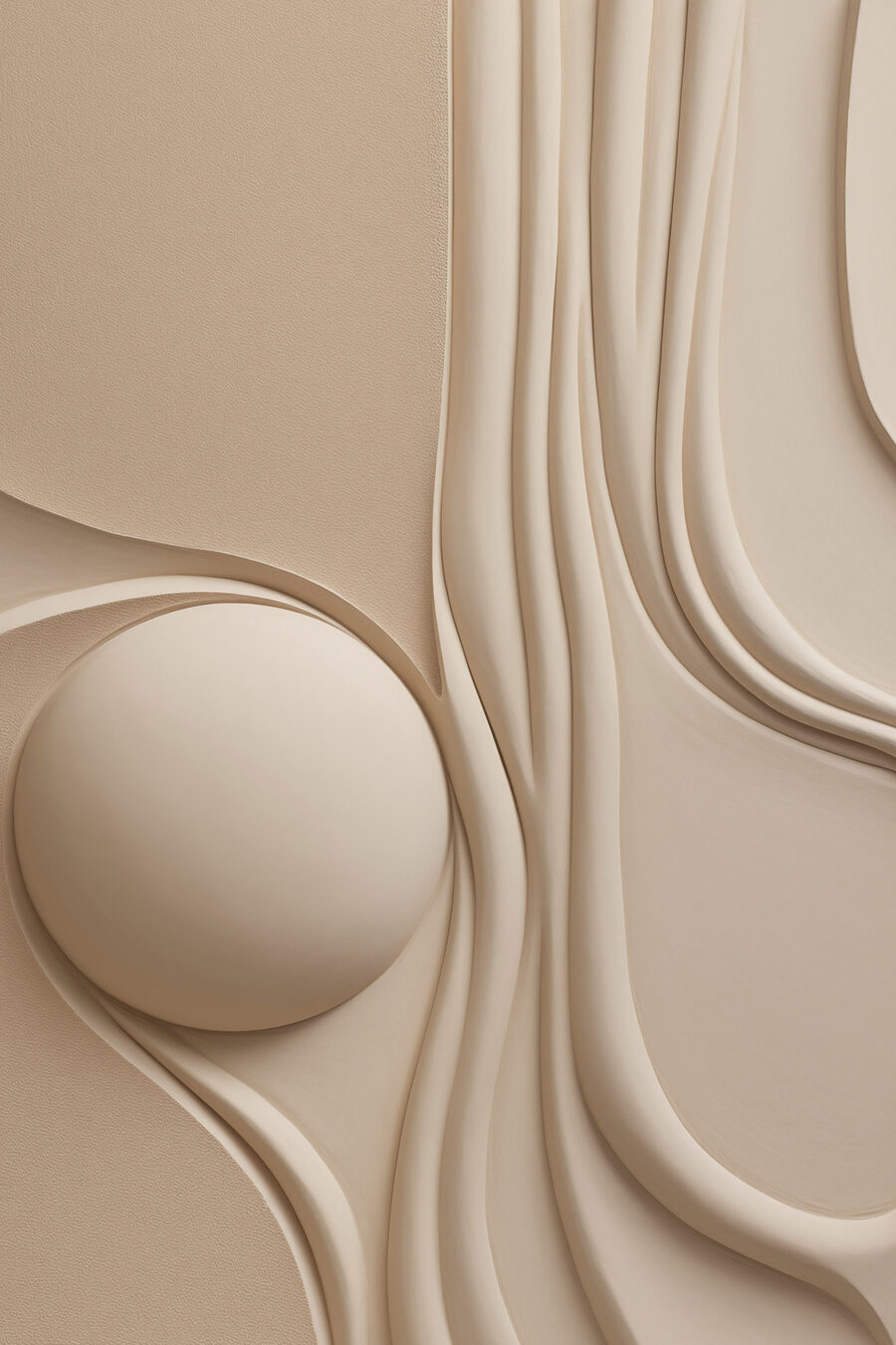Στρογγυλό σχήμα και ραβδώσεις — πλήρες σχέδιο