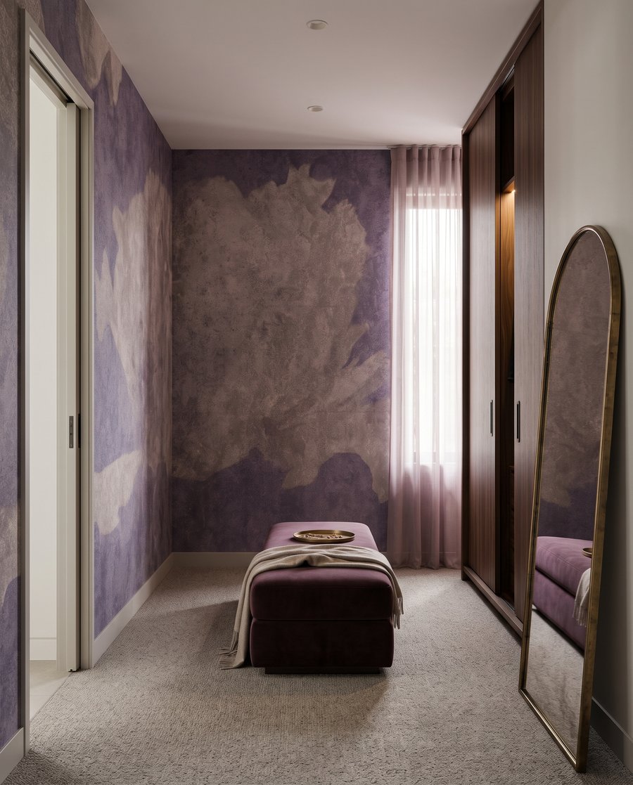 Λουλούδια σε παλιά βαφή σε εσωτερικό χώρο