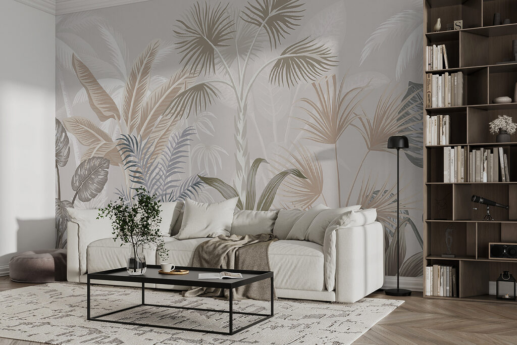 Τροπικά φύλλα σε ομάδες — εσωτερικός χώρος 4