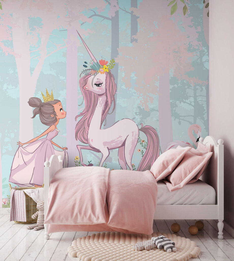 Πριγκίπισσα με ροζ μονόκερο — εσωτερικός χώρος 2
