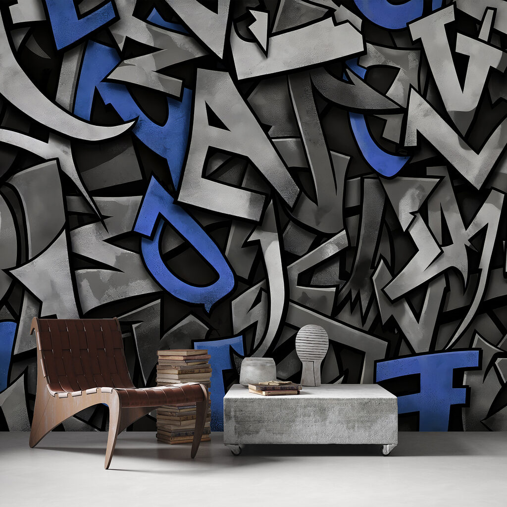 Γράμματα σε σκούρα στρώματα — εσωτερικός χώρος 1