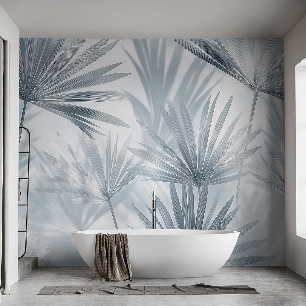Γαλάζιες βεντάλιες φύλλων — εσωτερικός χώρος 6