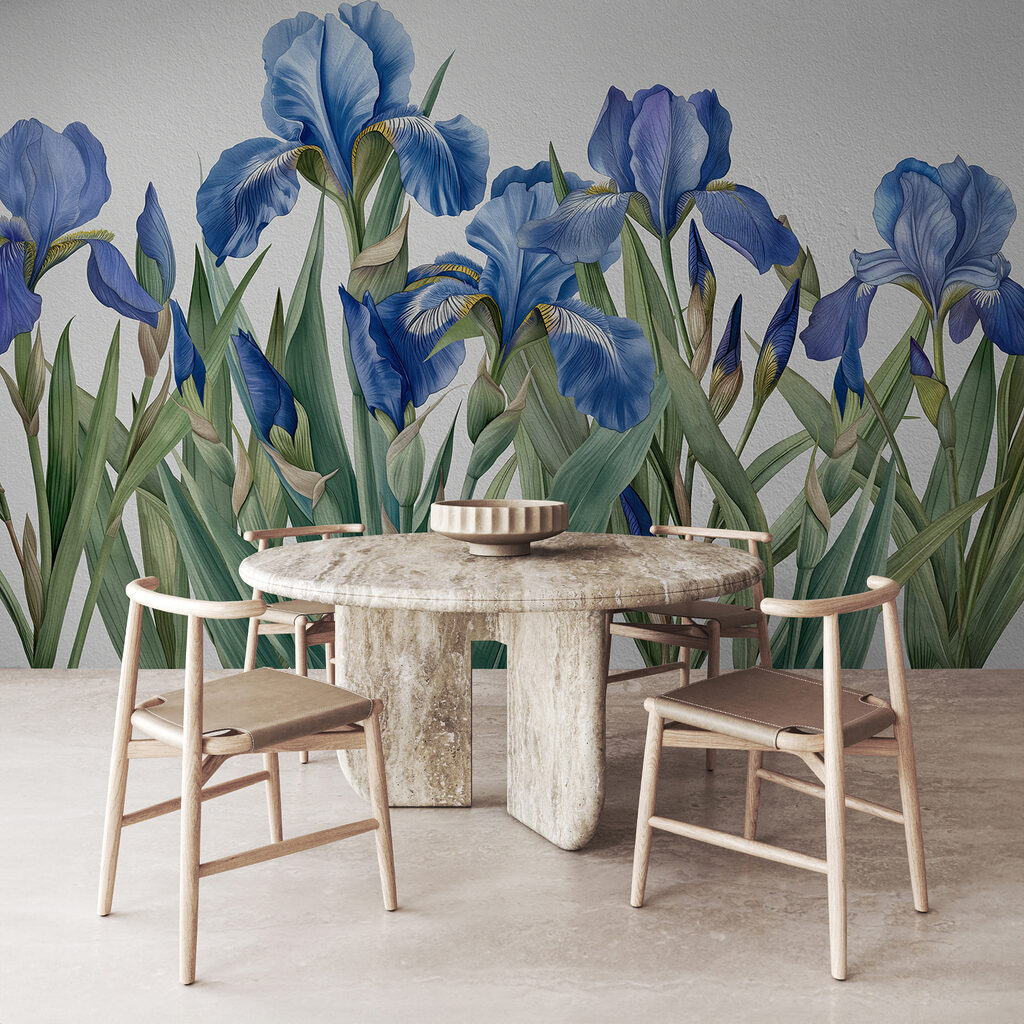 Ίριδες σε λεπτούς μίσχους — εσωτερικός χώρος 3