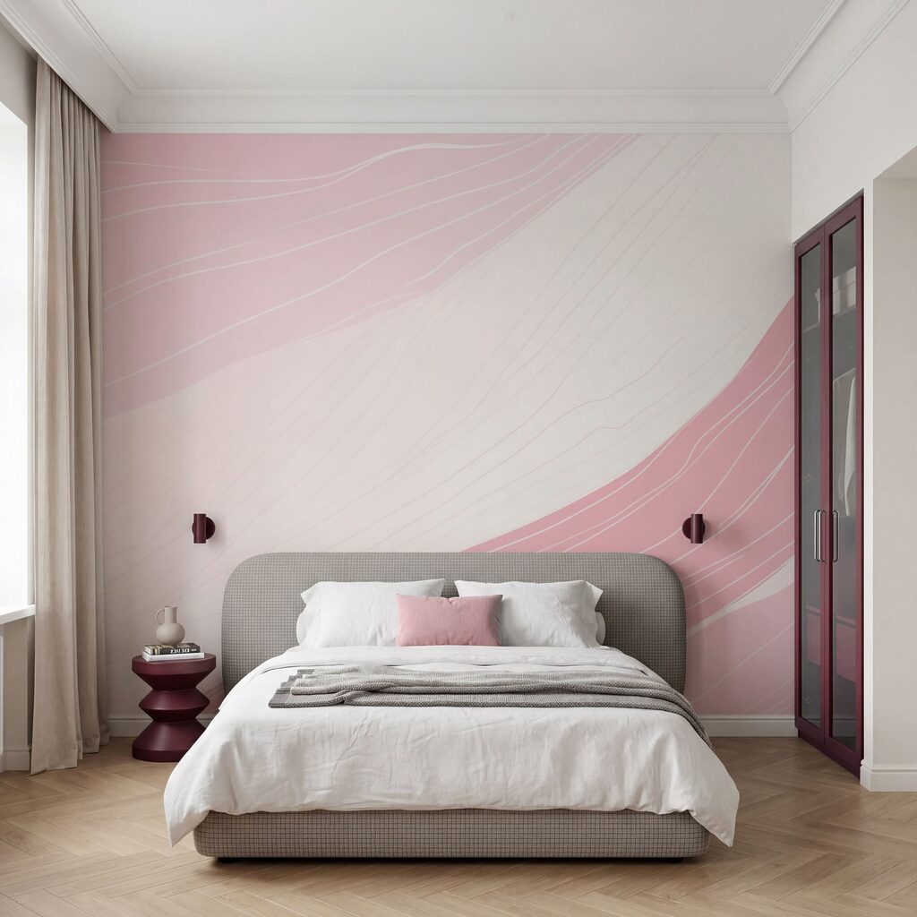 Ροζ κυματιστές ταινίες — εσωτερικός χώρος 2