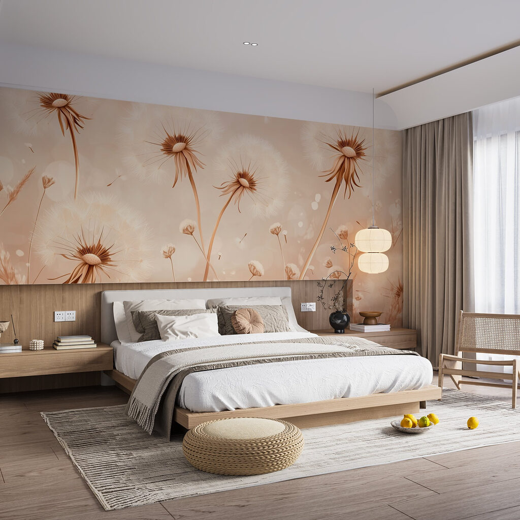 Πικραλίδες σε ζεστό φως — εσωτερικός χώρος 1